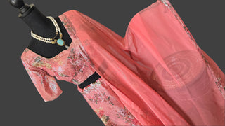 Sequinpeach l lehenga online usa weddings sequin  Soft silk Lehenga