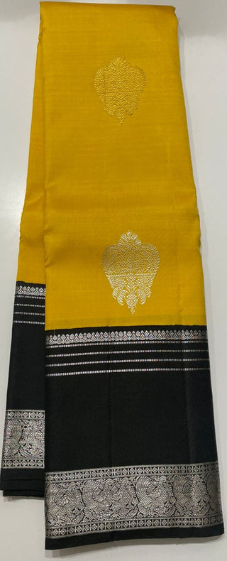 silver zari pattu saree online usa yellow black kanjivaram saree usa