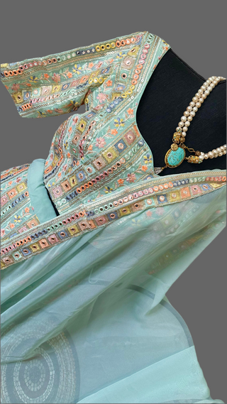 Pastel sequin embroriderrd crepe lehenga online usa weddings sequin  Soft silk Lehenga