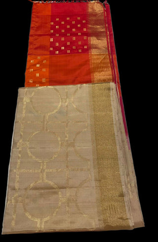 silk saree online usa with stitched embroidered blouse