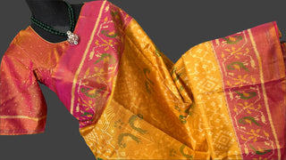 Mustard patola saree online usa 