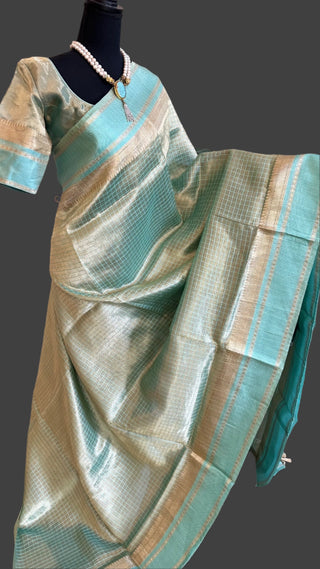 Double tissue pure katan beneras silk saree online pastel tissue silk saree online usa tissue saree online 