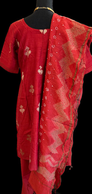 Beneras  pure silk salwar set with silk dupatta online shopping usa