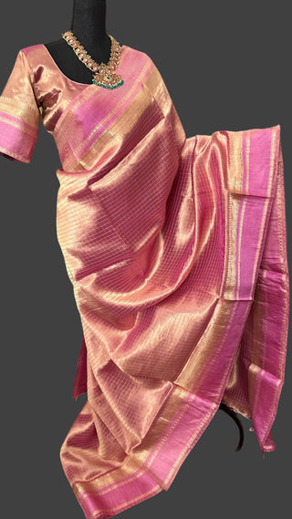 Gold tissue saree online usa pure beneras silk saree gold tissue saree scallop borders latest tissue saree usa pure silk saree online usa