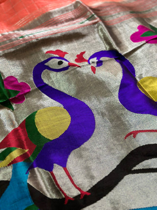 Paithani silk saree online usa paithani sarees usa comes with stitched blouse