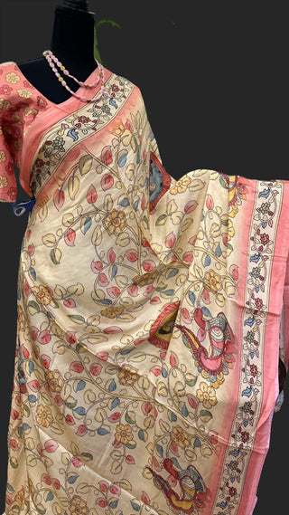 gajji silk saree ponk bandhani madhubani print saree usa satin silk saree usa pink bandhani saree usa pastel silk saree online usa 