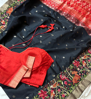 soft silk kanjivaram’s prestitched blouse shopping usa 