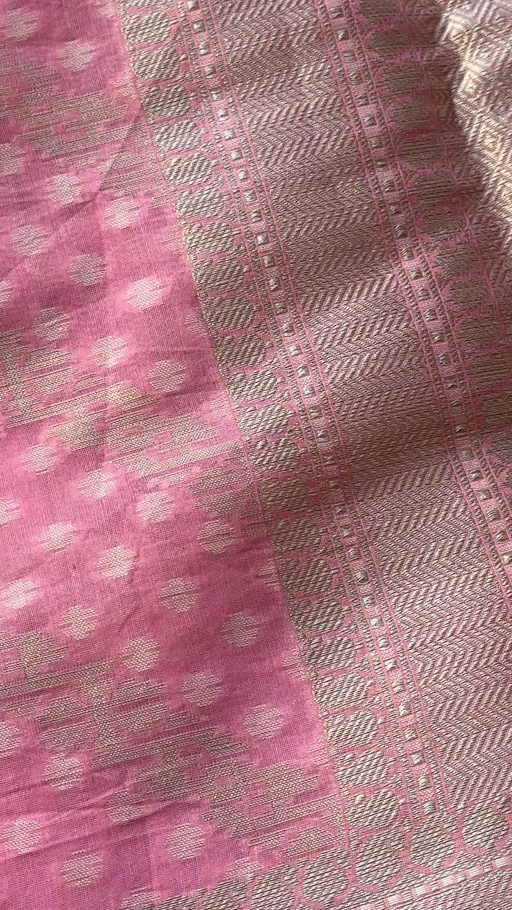 Pink Pure silk cotton beneras silk pastel saree  online usa