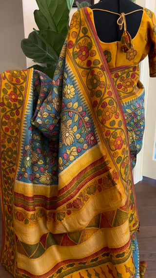 pure zari kanchipuram silk saree with stitched blouse online usa