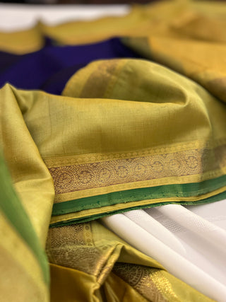 Purple kanchi pattu saree pure zari kanjivaram silk saree with prestitched Hand embroidered  blouse pett border