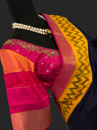 Patola saree online usa saree with prestitched blouse